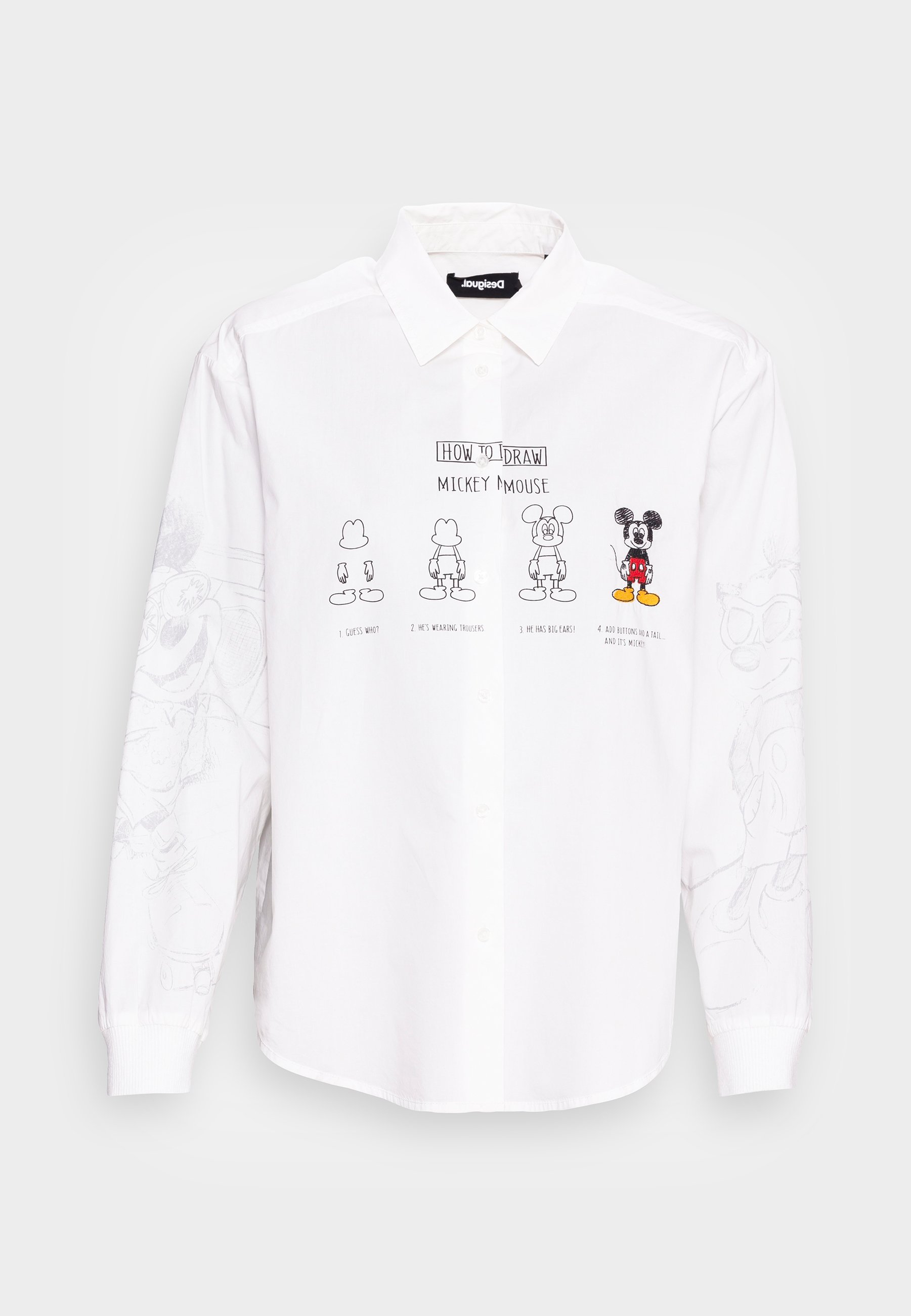 Desigual HOW TO DRAW MICKEY - Button 