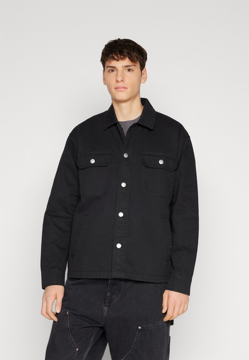 Obey Clothing DIVISION SHIRT JACKET UNISEX Summer jacket black