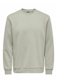 ONSCONNOR LIFE REG CREW NECK NOOS - Pusa - silver lining