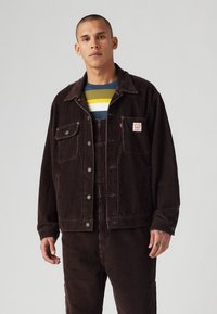 Levi's® Workwear SUNRISE TRUCKER - Spijkerjas - black coffee