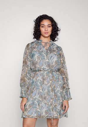 EVOKED VILA VIAVELINE V NECK DRESS - Φόρεμα ημέρας - birch pae