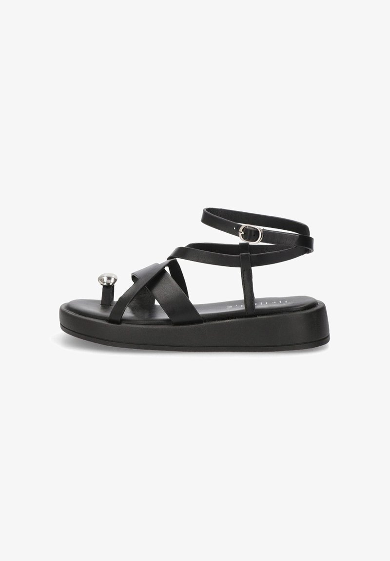 Luna Collection Sandalias de dedo - black