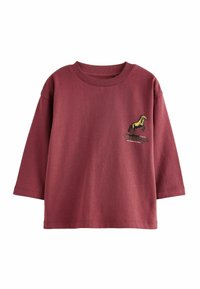 Next BACK PRINT - Hosszú ujjú felső - burgundy red