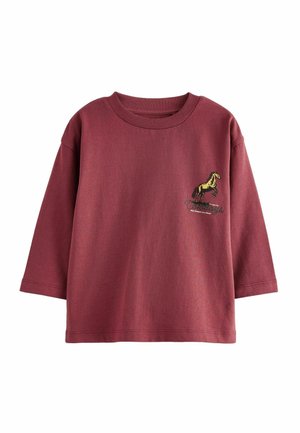 BACK PRINT - Långärmad tröja - burgundy red
