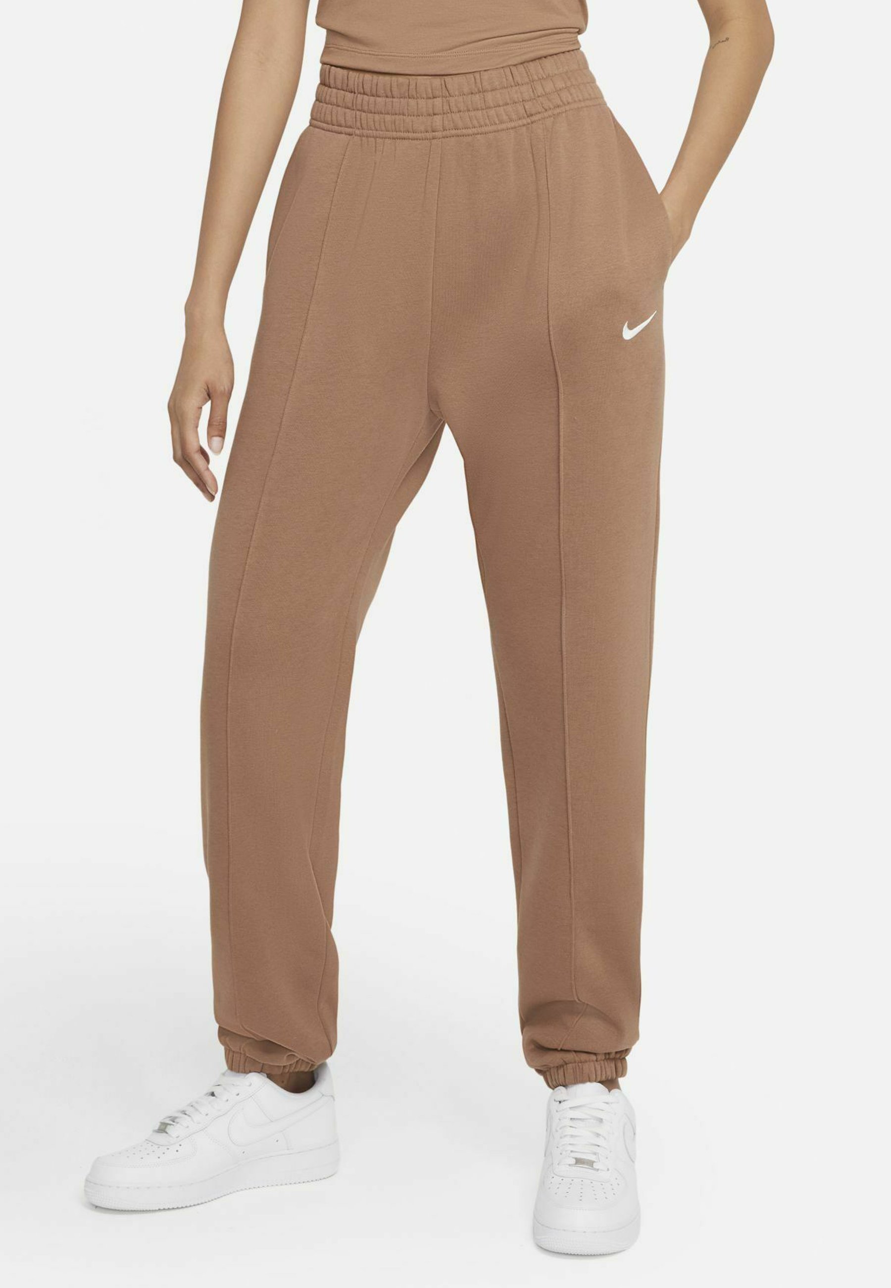 Nike Sportswear PANT - Pantaloni sportivi - white/marrone chiaro -  Zalando.it