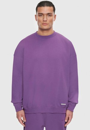 Bazix Republiq SUPER HEAVY BLANK - Sweatshirt - washedpurple