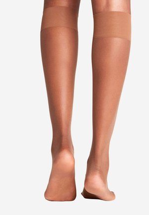 FALKE Shelina 12 Denier ultra-sheer - Kniestrümpfe - hazel