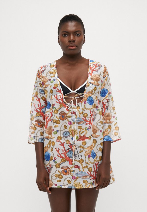 ABITO CORTO - Strandaccessoire - bianco