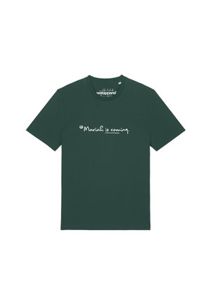 MARIAH IS COMING - T-Shirt print - glazed green