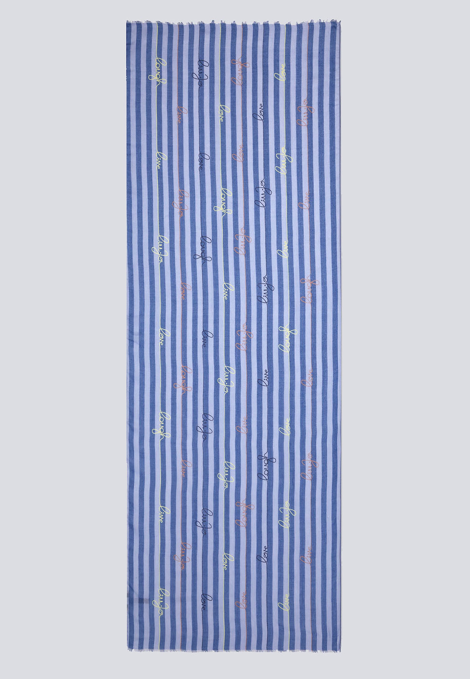 Liu Jo Jeans ECO-FRIENDLY STOLE WITH LOGO - Šalikas - blue/mėlyna - Zalando .lt