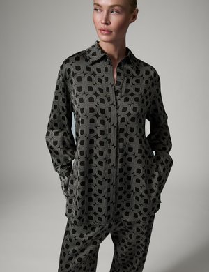 DAY Birger et Mikkelsen PLYMO NIGHT WEAR SHIRT - Hemdbluse - black