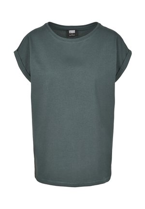 EXTENDED SHOULDER - Basic T-shirt - bottlegreen