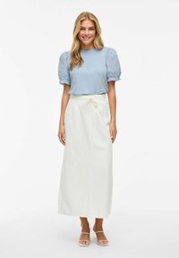 VILA VIRIFA O-NECK  - T-shirts - kentucky blue