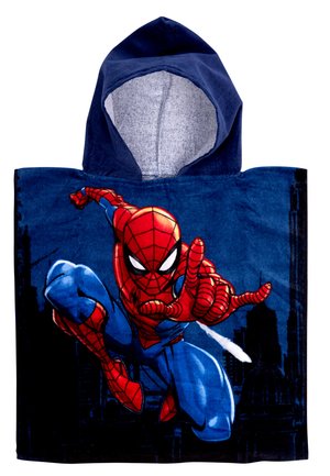 Spiderman MARVEL SPIDERMAN - PONCHO 50 100 CM - Dressing gown - blau rot