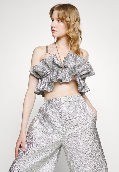 AKNVAS LINDA - Παντελόνι - silver