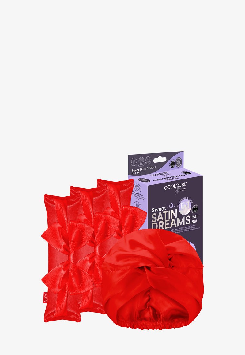 Glov - GLOV® COOLCURL SWEET DREAMS SATIN SET - Haarset - red, Vergrößern