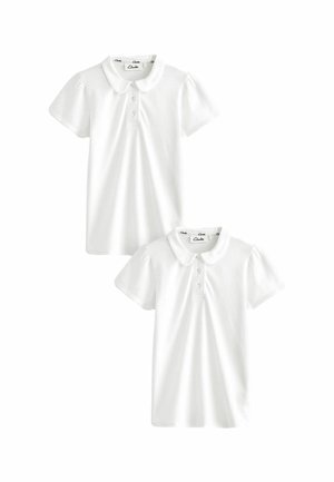 SHORT SLEEVE 2 PACK- REGULAR FIT - Pikeepaita - white