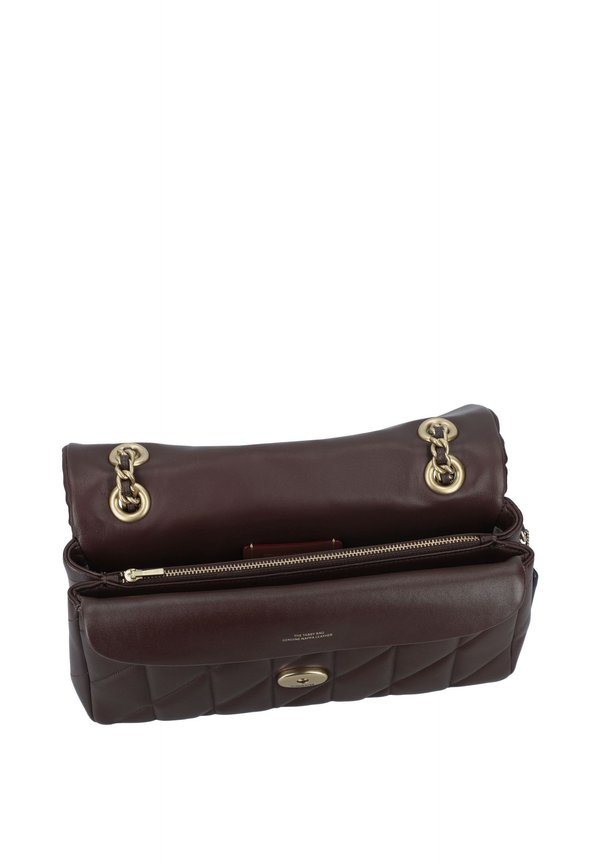 QUILTED TABBY SHOULDER BAG WITH CHAIN - Handbag - maple2