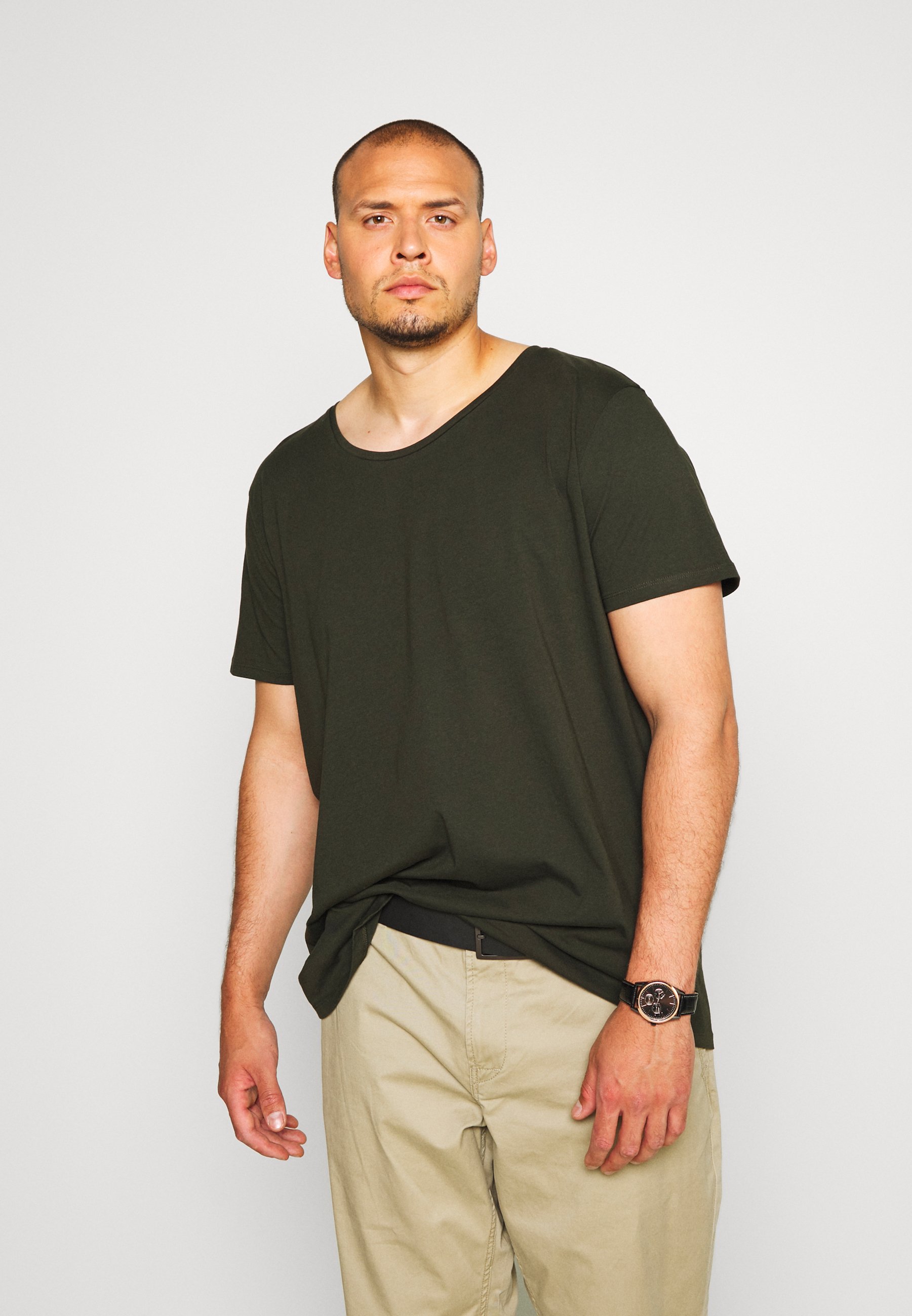 Lee SHAPED TEE T shirts serpico green Zalando.no Lee SHAPED TEE - T-shirts - serpico green