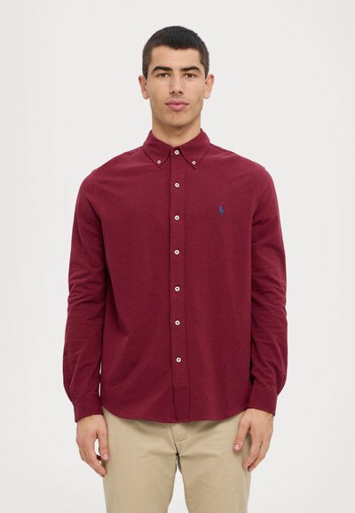 Polo Ralph Lauren FEATHERWEIGHT SHIRT - Košile - vintage port heather