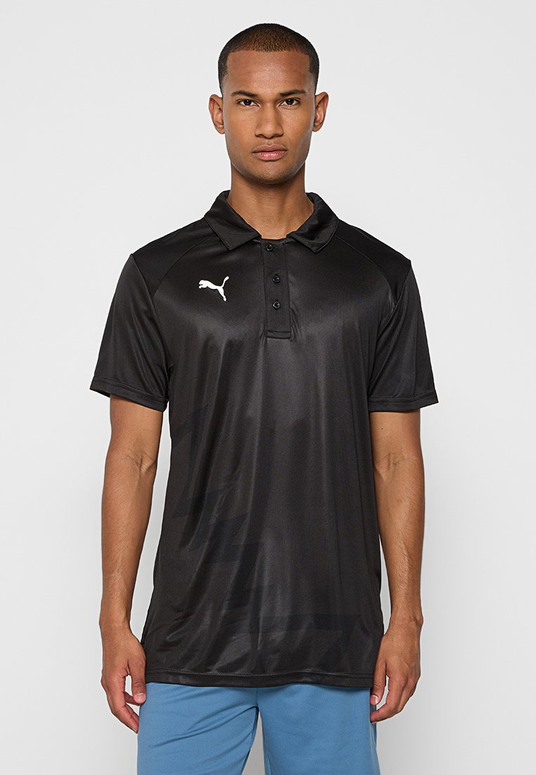 Puma Poloshirt zwart Puma Poloshirt zwart