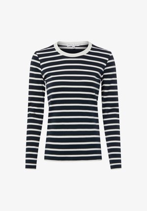 Marie Lund, MARIE LUND LANGARMSHIRT - Pullover - marine weiß