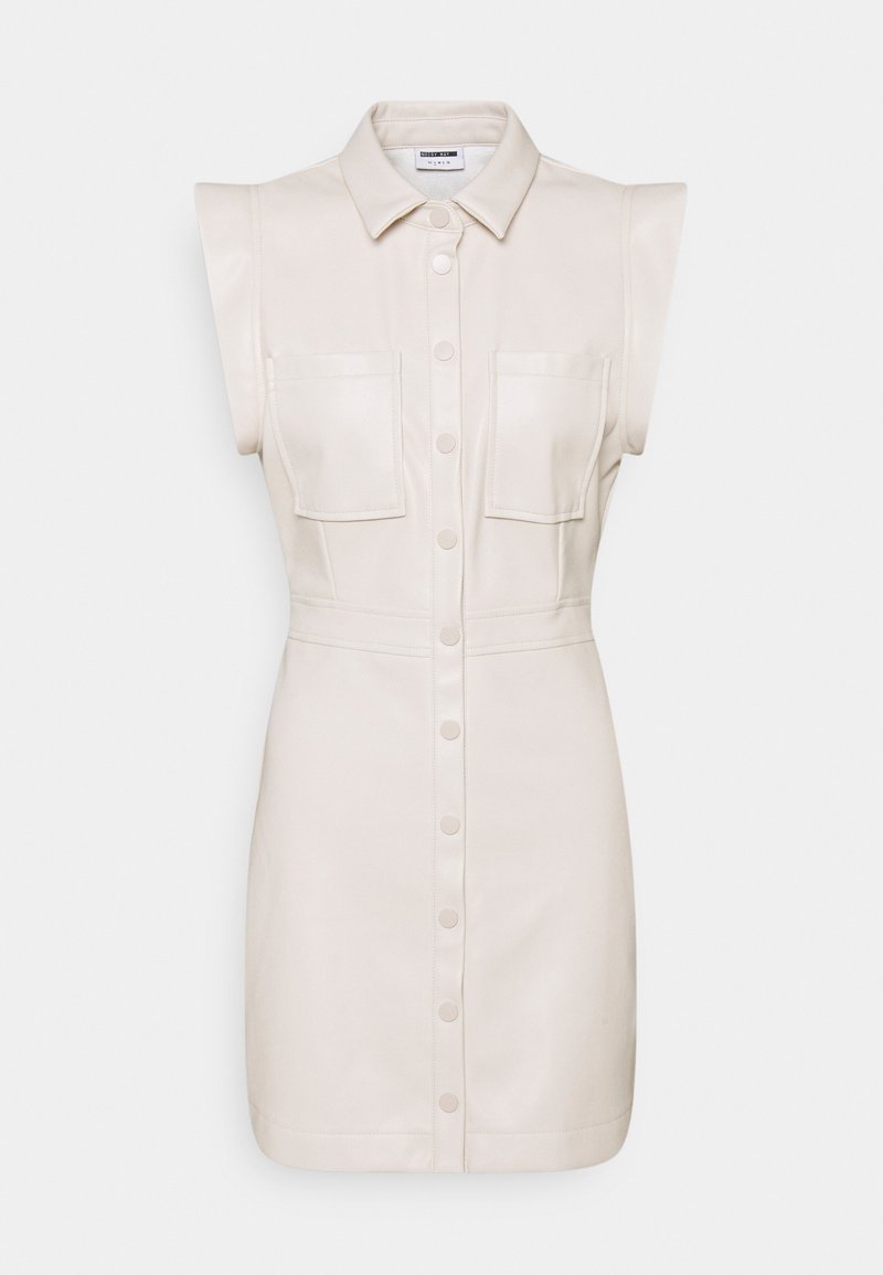 Noisy May Petite Blousejurk taupe Noisy May Petite Blousejurk taupe