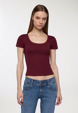 COSTINE - T-shirt basic - bordeaux