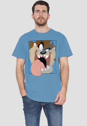 Warner Brothers, LOONEY TUNES TAZ CLOSEUP - T-Shirt print - light blue