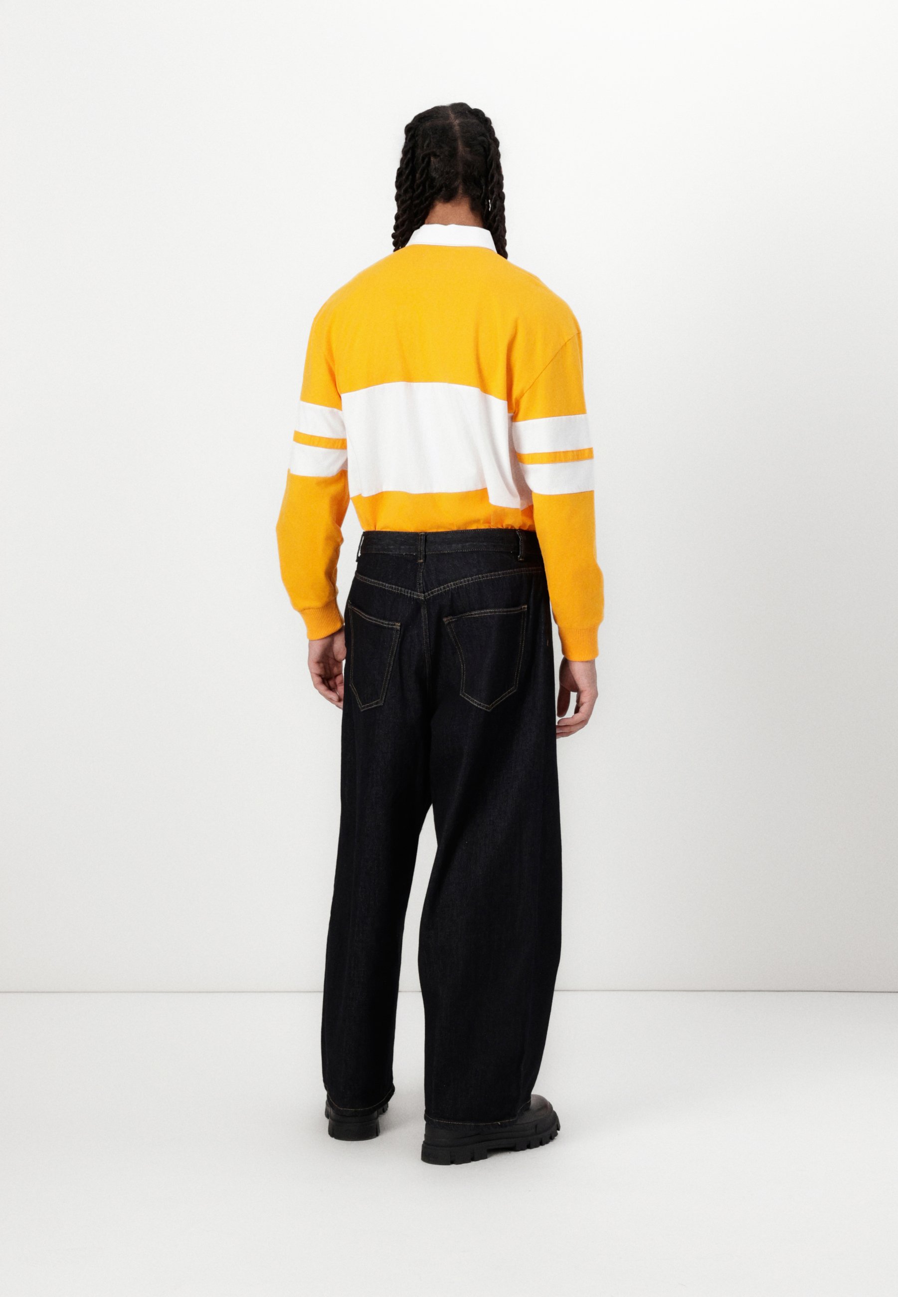 Jaded London DOUBLE SIDED COLOSSUS UNISEX - Baggy Jeans - black