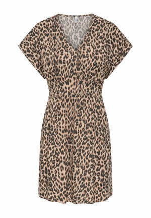 ONLY, DRESS ONLMETTE SHORT DRESS - Jurk - humus