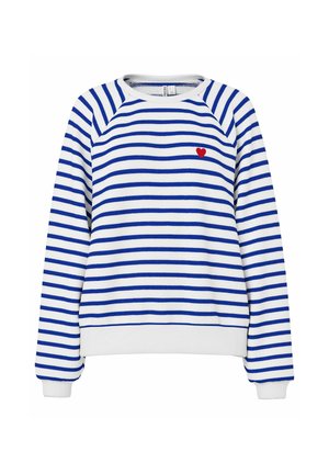 Pieces, PCGRETA LS EMB UB SWEAT NOOS - Sweatshirt - cloud dancer