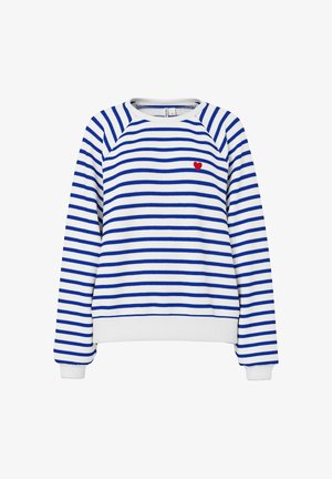Pieces, PCGRETA LS EMB UB SWEAT NOOS - Sweatshirt - cloud dancer