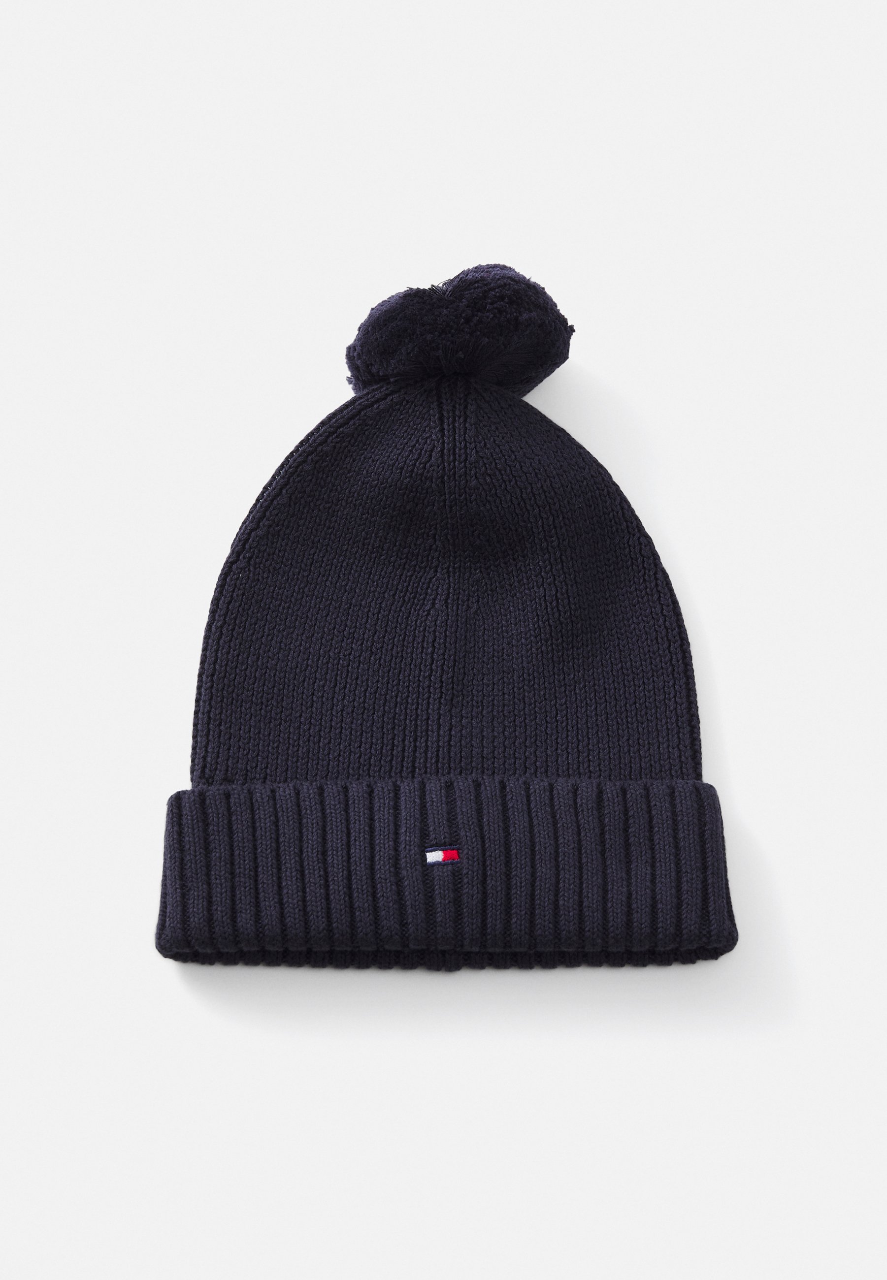 Tommy Hilfiger ESSENTIAL POM BEANIE UNISEX Bonnet space blue