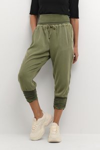 Cream - CRLINE - Trousers - oil green Thumbnail Image 1