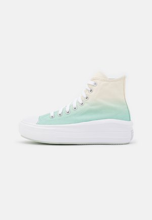 CHUCK TAYLOR ALL STAR MOVE OMBRÉ PLATFORM - Høye joggesko - egret/light dew/white