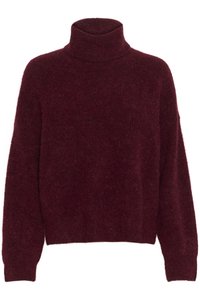 ALPHA ROLLNECK - Pullover - blood red mélange