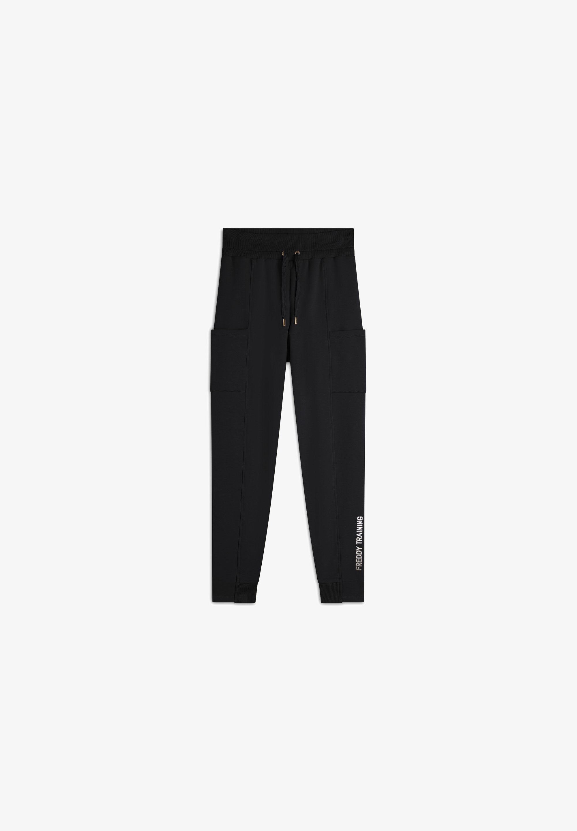 Freddy Pantaloni sportivi nero/marrone