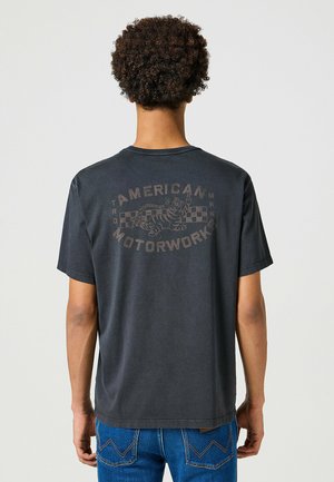 GRAPHIC - T-shirt con stampa - faded black black