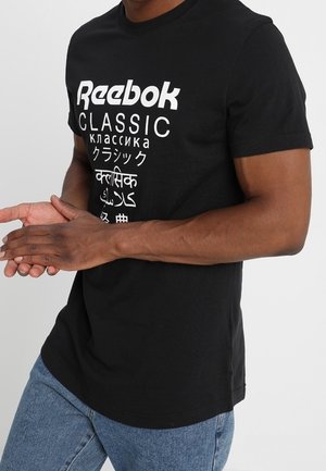 Print T-shirt - black