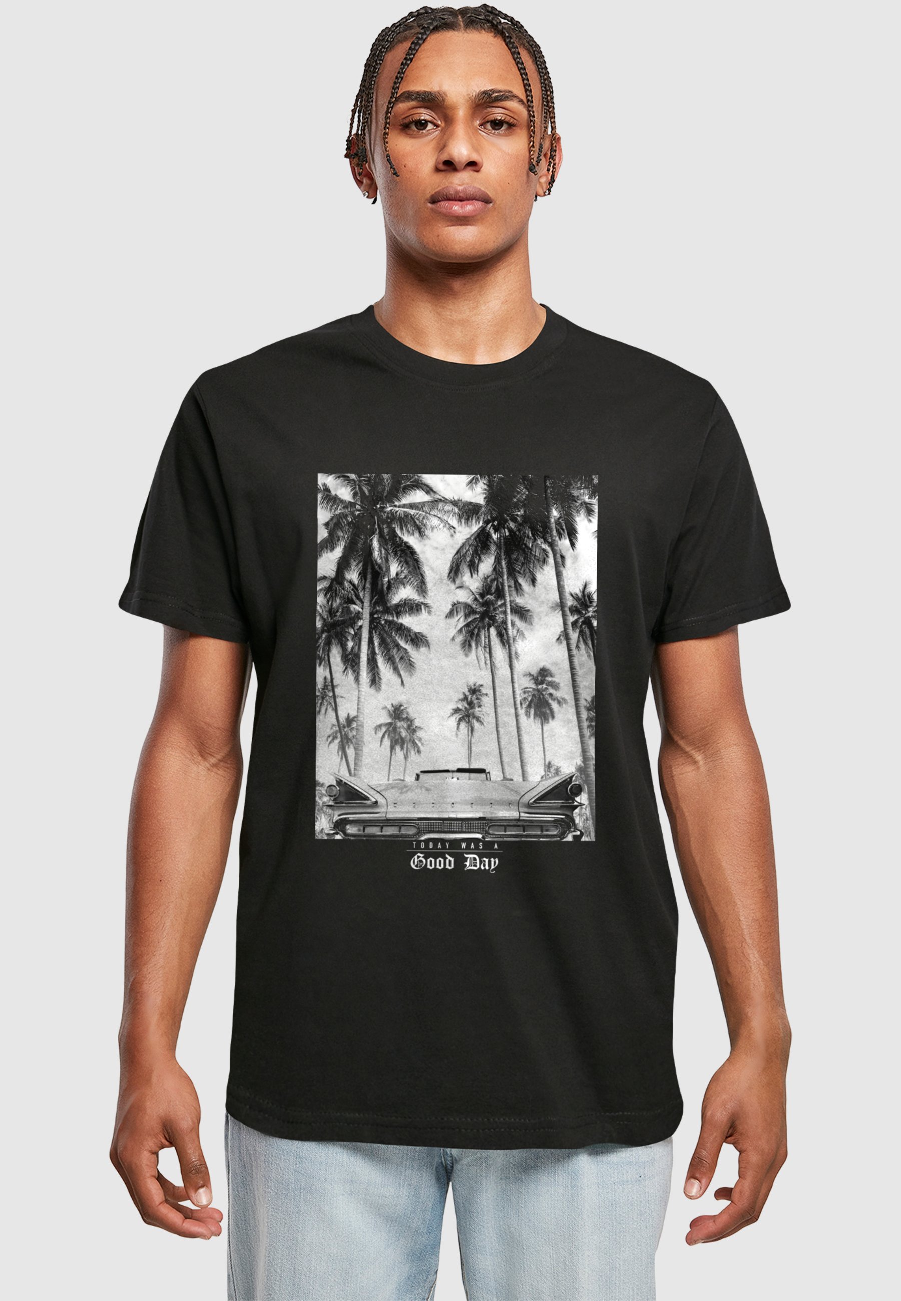 Mister Tee TODAY WAS A GOOD DAY Print T-shirt black Zalando
