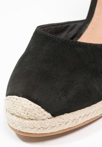 Pier One Sandali con plateau - black