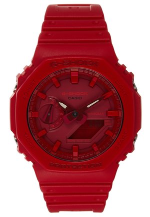 G-SHOCK UNISEX - Rannekello ajanottotoiminnolla - red