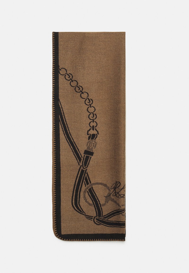 Lauren Ralph Lauren BLANKET WRAP SCARF Sjal / Tørklæder black/camel
