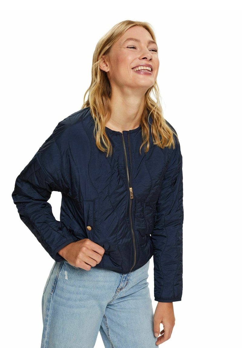 Damen Leichte Jacken | Esprit MIT DEKORATIVER STEPPUNG Übergangsjacke navy/dunkelblau - RJ32788 Damen Leichte Jacken | Esprit MIT DEKORATIVER STEPPUNG Übergangsjacke navy/dunkelblau - RJ32788