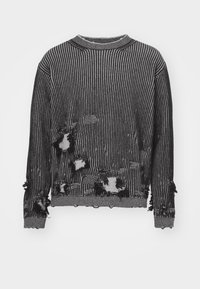 REVERSIBLE CREWNECK - Pulóver - black/beige