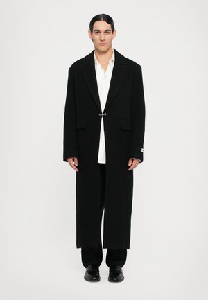 COAT RING CLOSURE - Klassischer Mantel - black