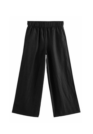 REGULAR FIT WIDE - Nadrágok - black
