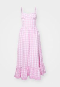 PINK GINGHAM DRESS - Robe de jour - pink
