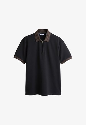 Next, SMART COLLAR POLO SHIRT - Poloshirts - black